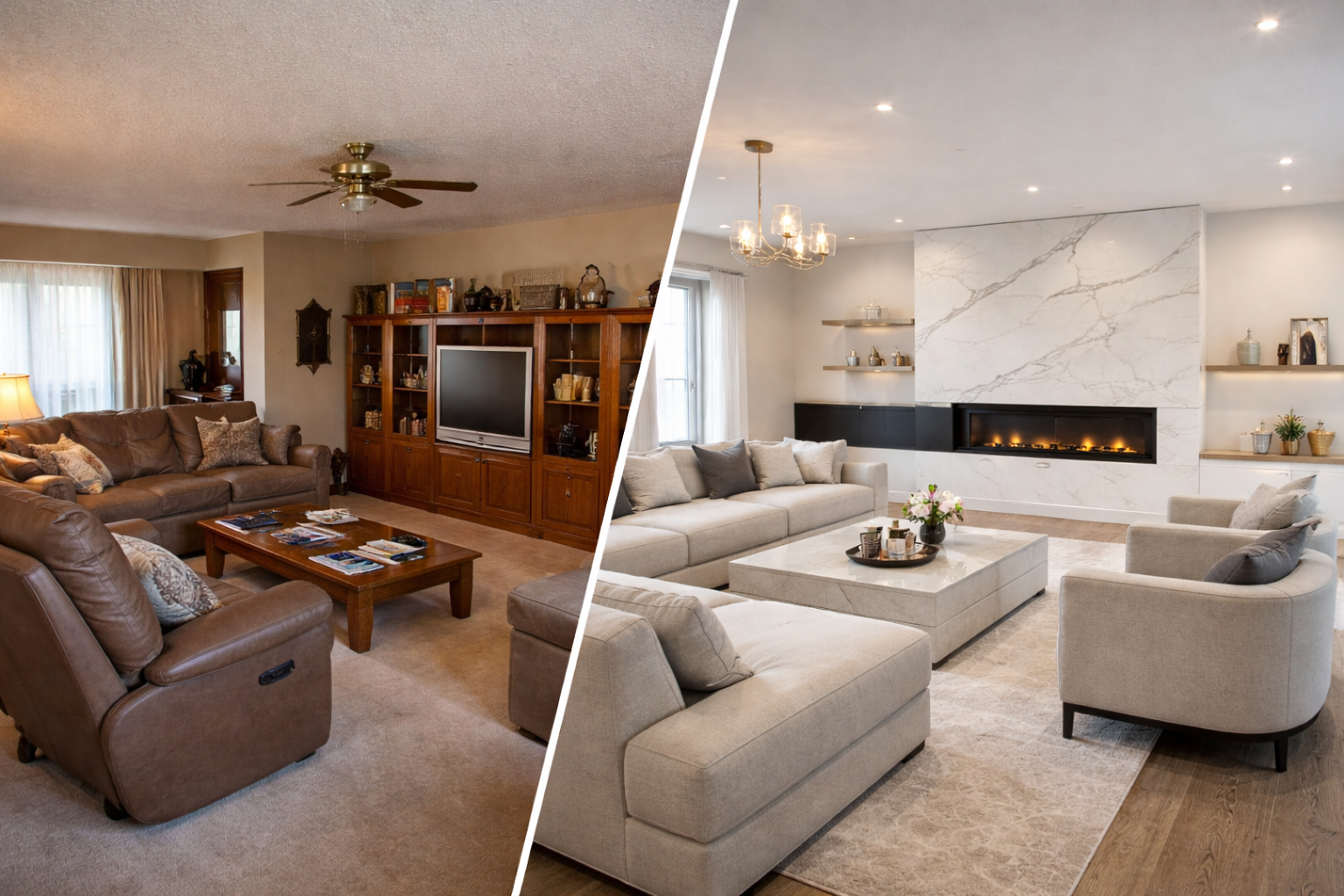 Renouveau salon contemporain